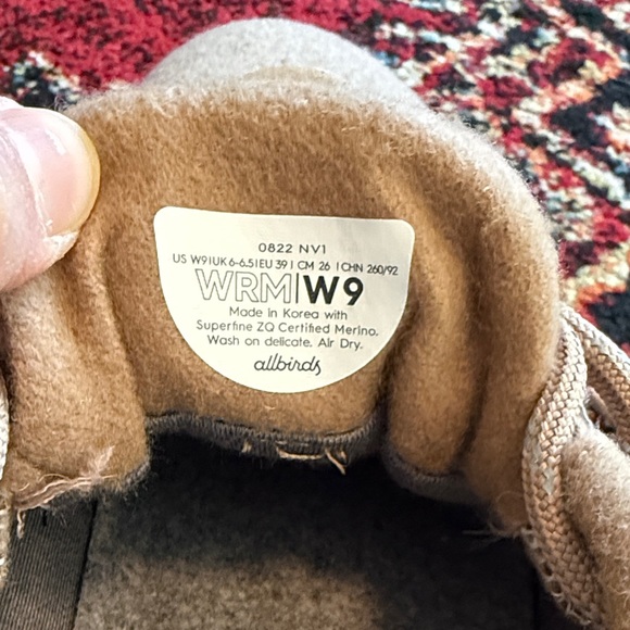 Allbirds Women's Tan Wool Sneakers - Picture 3 of 7